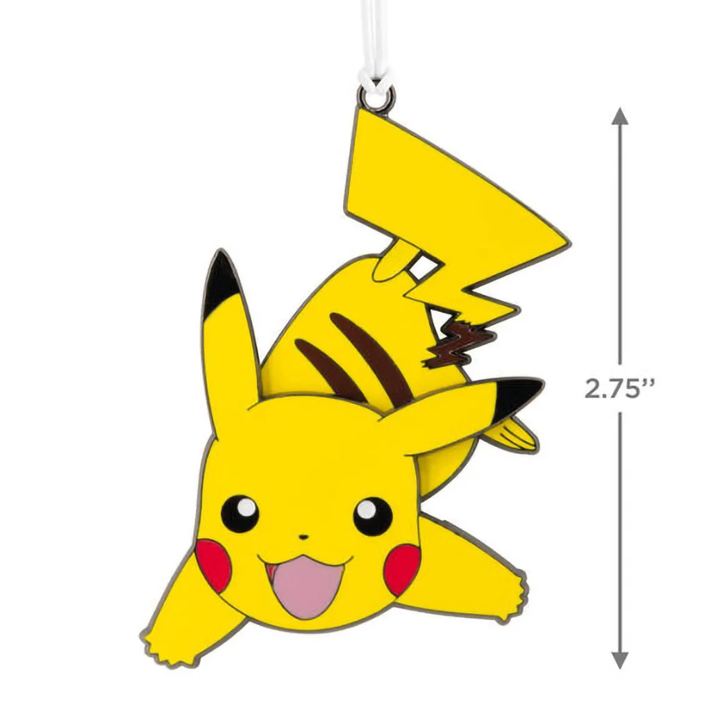 Hallmark : Pokémon Pikachu Moving Metal Hallmark Ornament - Image 3