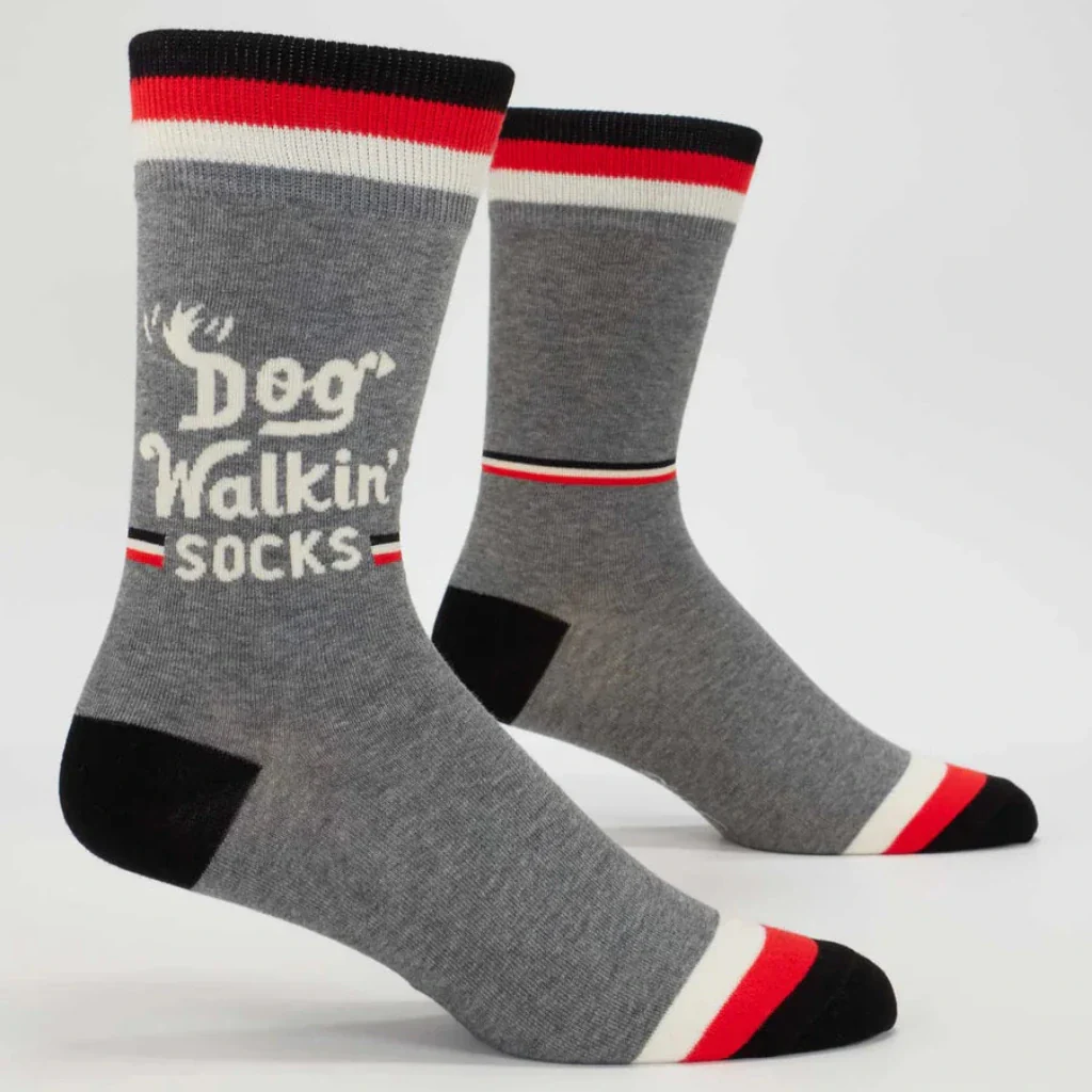Blue Q : Dog Walkin' Crew Socks