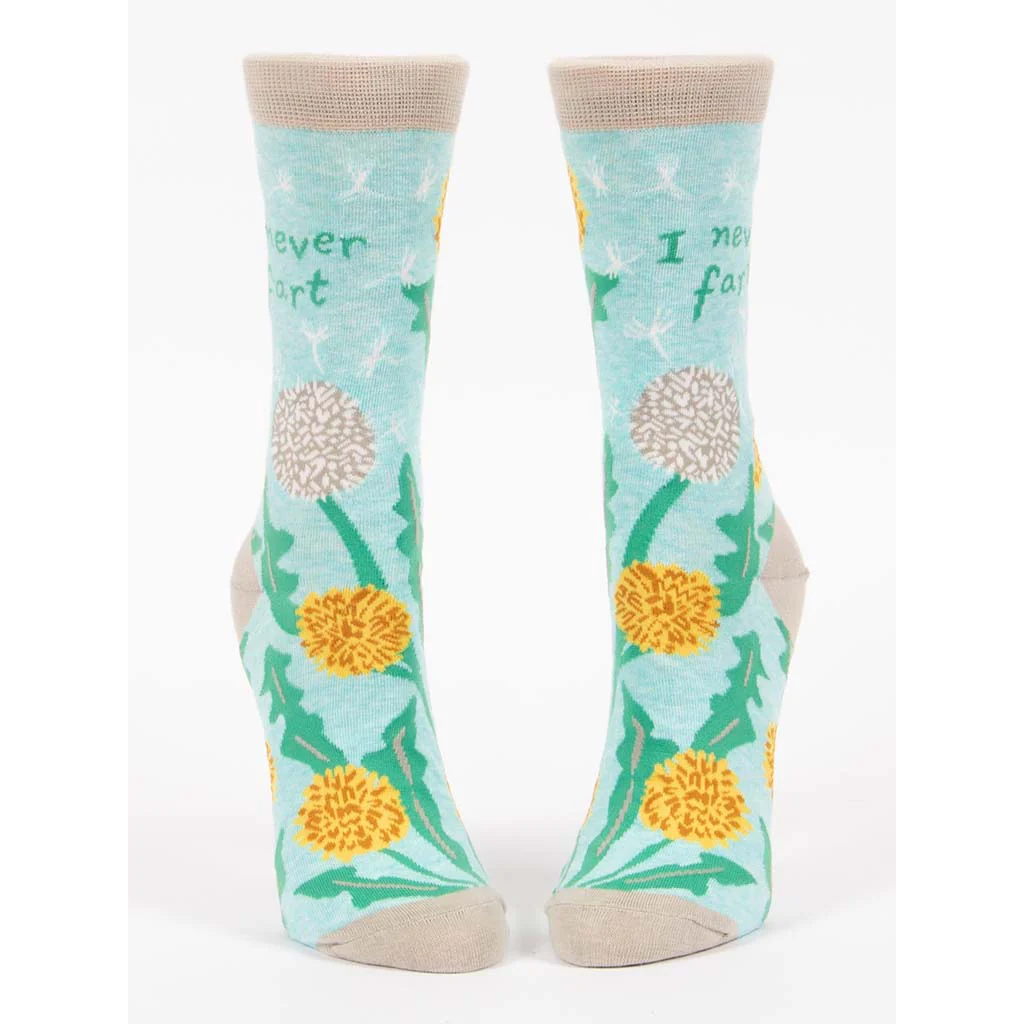 Blue Q : Women's Socks - "I Never Fart" - Image 2