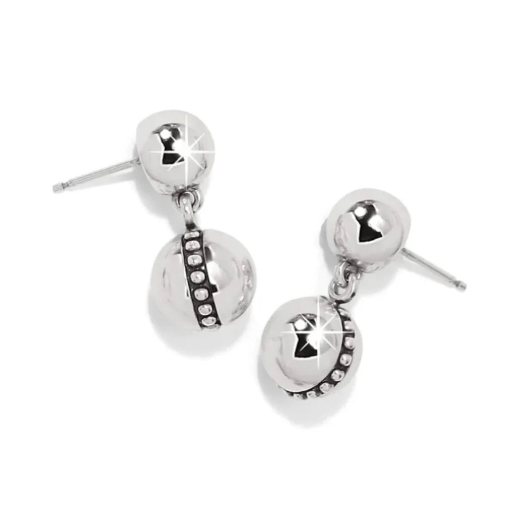 Brighton : Pretty Tough Bold Stud Post Drop Earrings - Image 2
