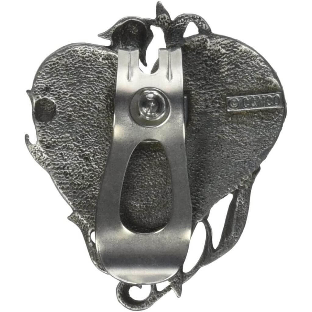 Cathedral Art : Heart Visor Clip, "Never Drive Faster" - Image 2