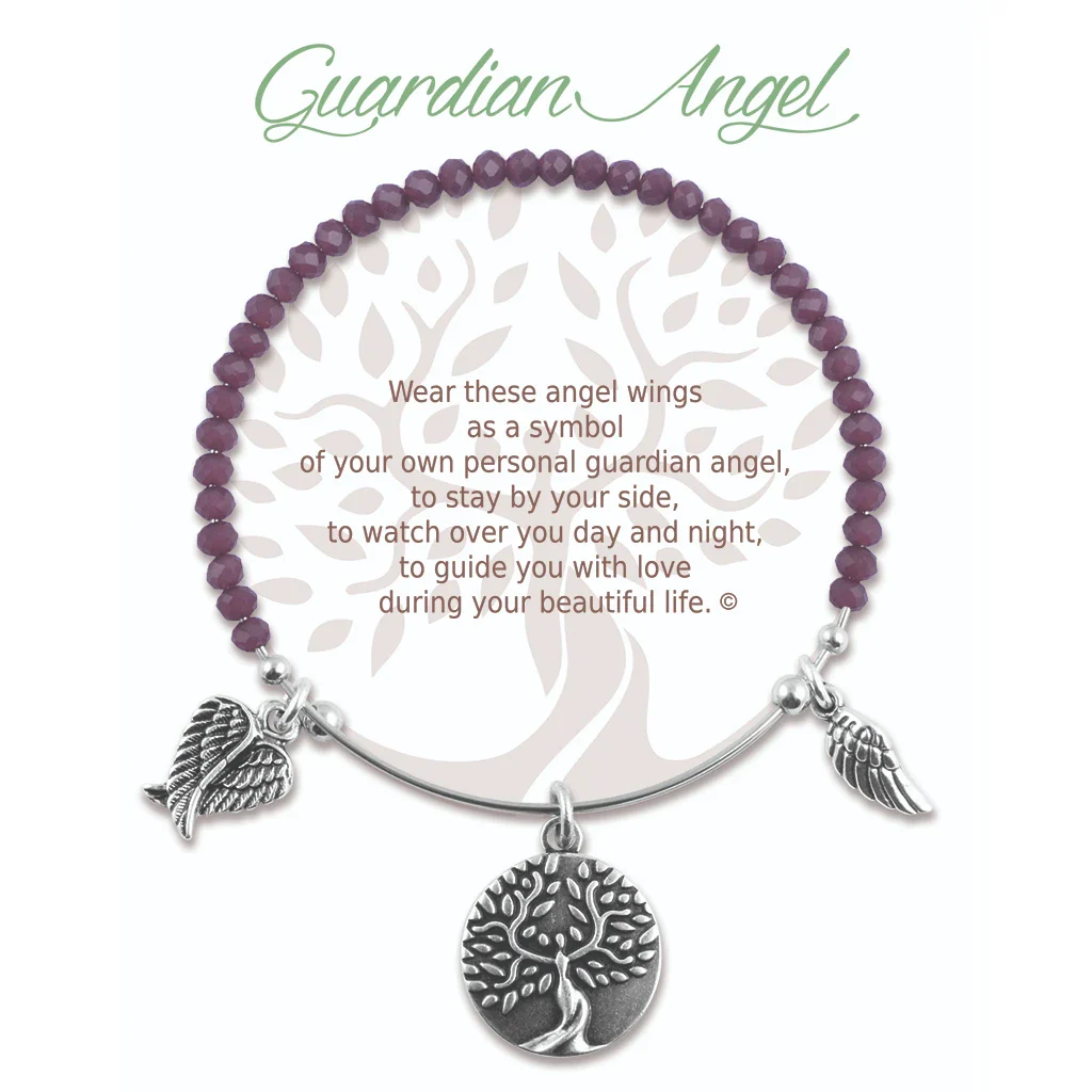 CLOCK IT TO YA : Guardian Angel Purple Stone