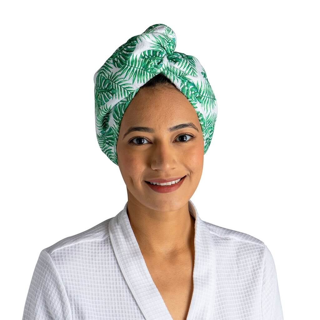 DM Merchandising : Lemon Lavender Plot Twist Microfiber Turbo Towel - Assorted 1 at random. Style can not be chosen - Image 7