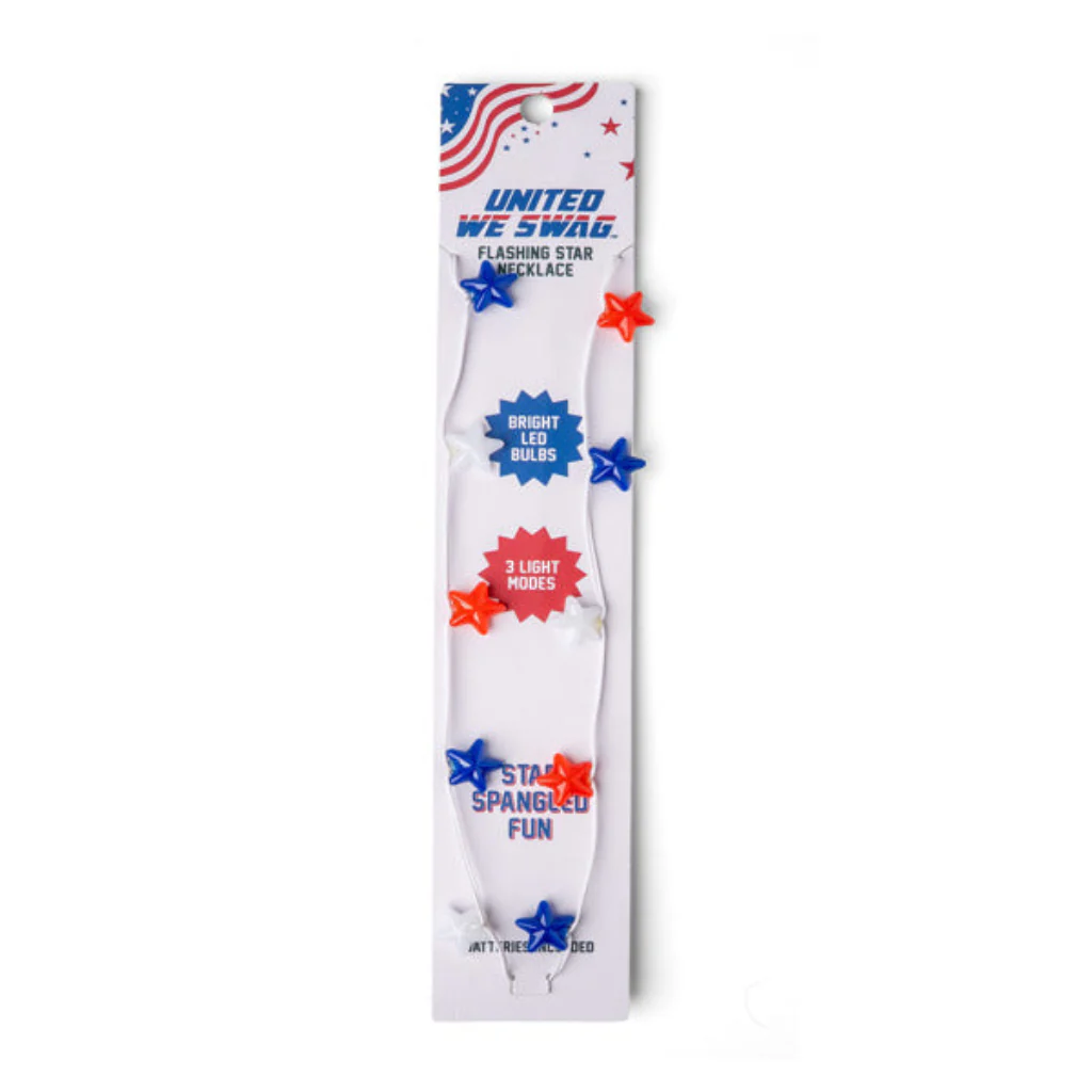 DM Merchandising : Patriot Pride USA Light-Up Necklace