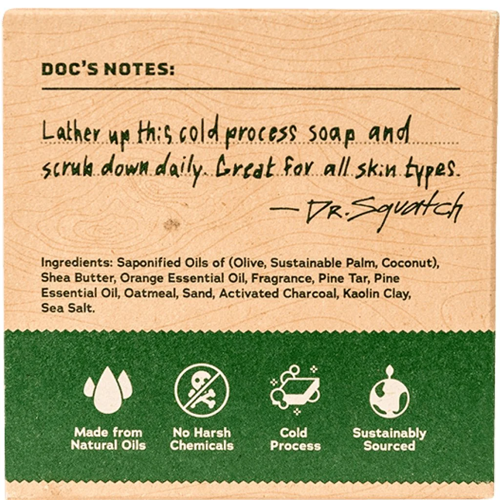 Dr. Squatch : Men's Pine Tar Bar Soap - Image 2