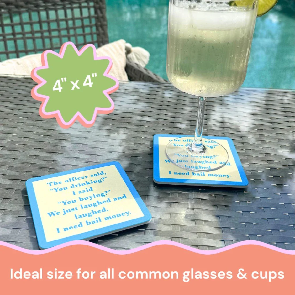 Drinks On Me : 90% Coaster - Image 2