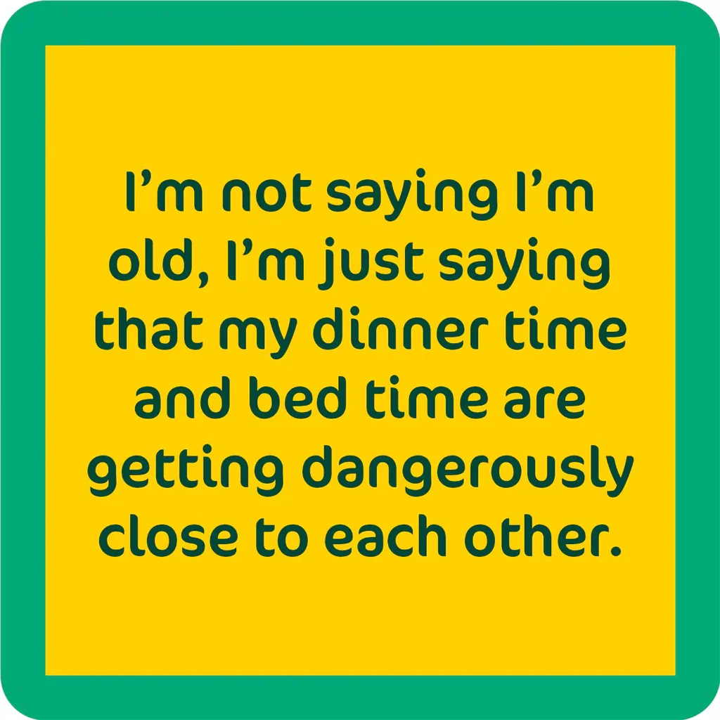 Drinks on Me : Dinner Time Coaster