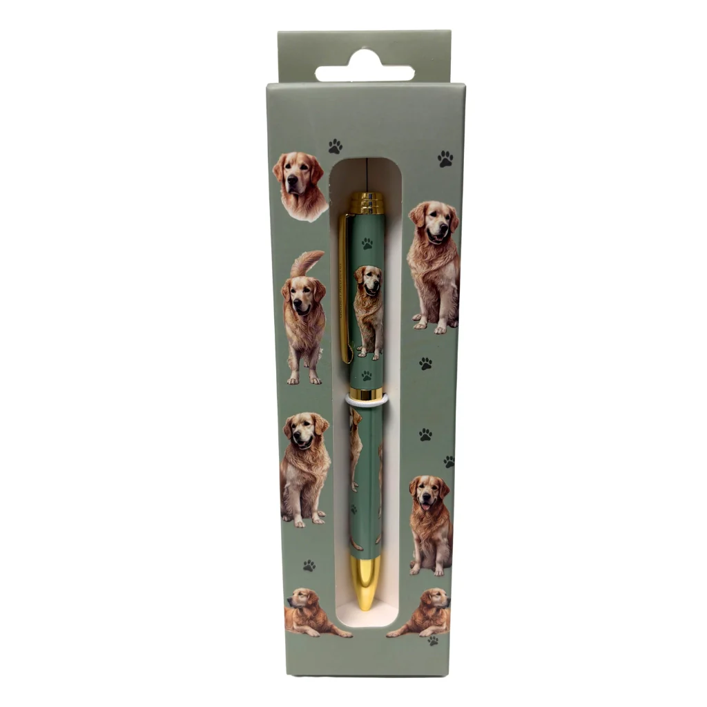 E & S : Golden Retriever Ball Point Pen