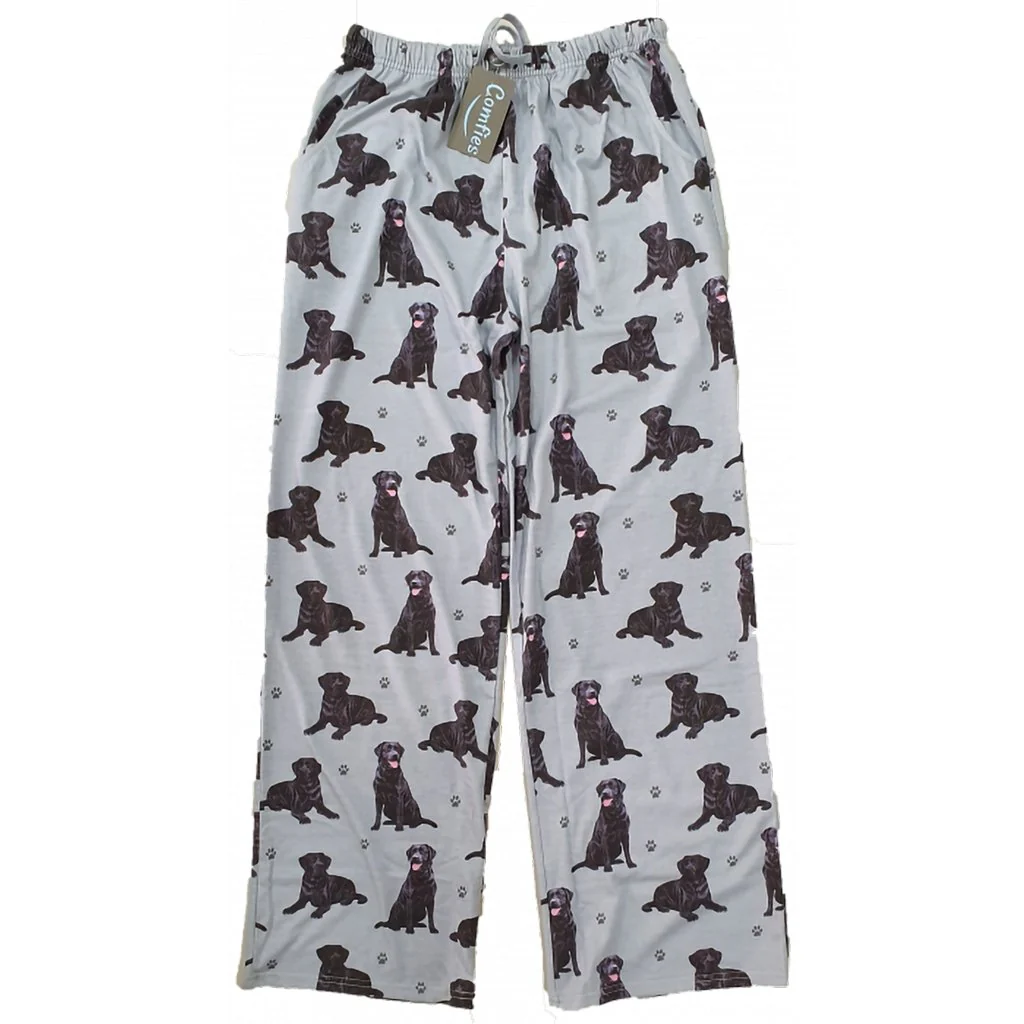 E&S Imports : Pajama Bottoms Black Labrador - Image 3