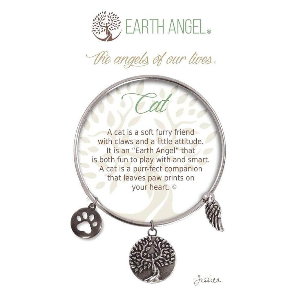 Earth Angel : Cat Bracelet in Silver