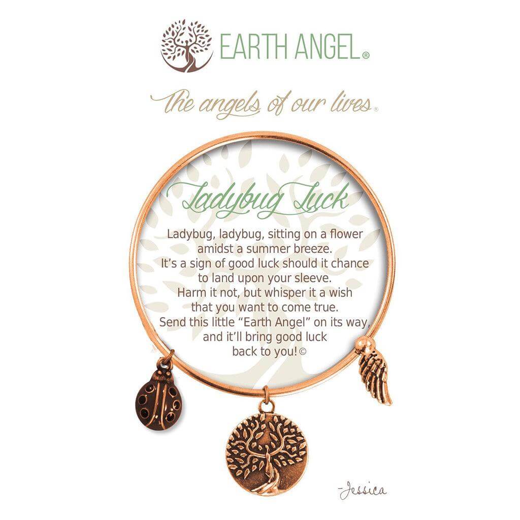 Earth Angel : Ladybug Luck Bracelet in Copper