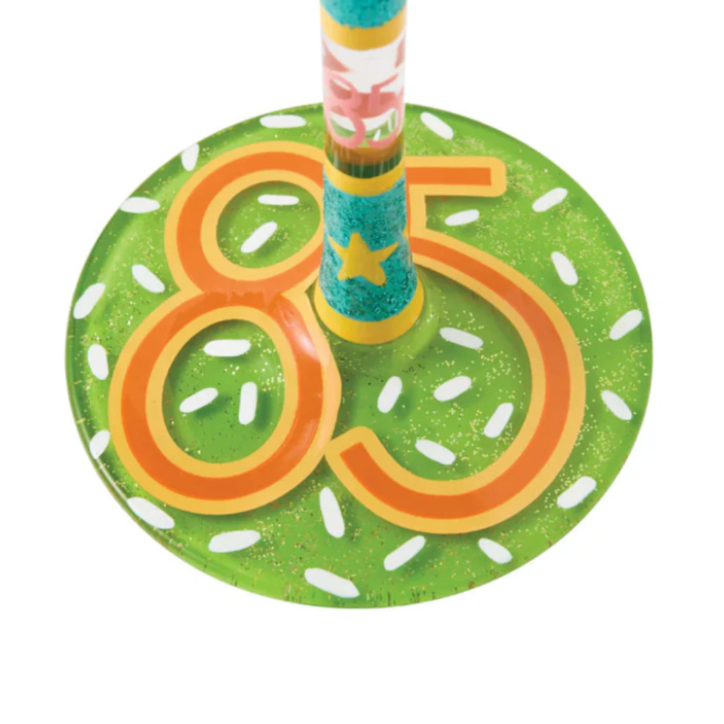Enesco : Happy 85th Birthday Wine Glass - Image 3