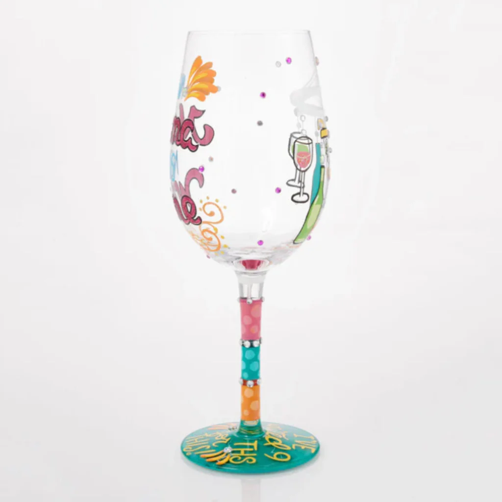 Enesco : New Mama Needs Wine Glass