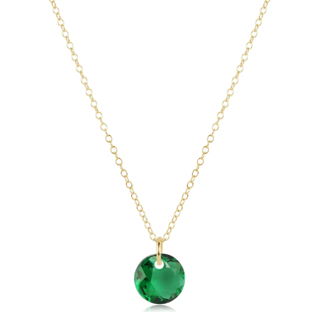 Enewton Design  : 16" Gold Necklace - Reflection - May Birthstone