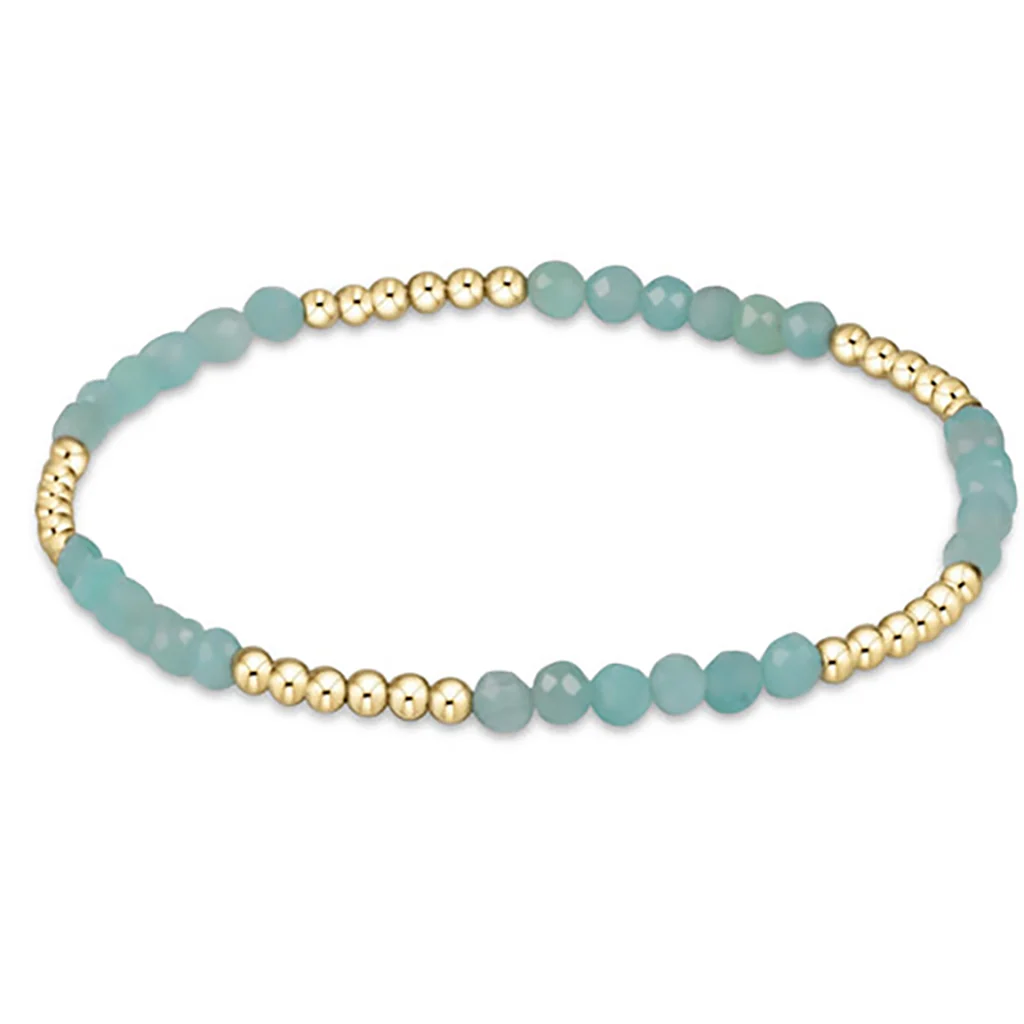 enewton design : Blissful Pattern Bead Bracelet 6.25"- amazonite