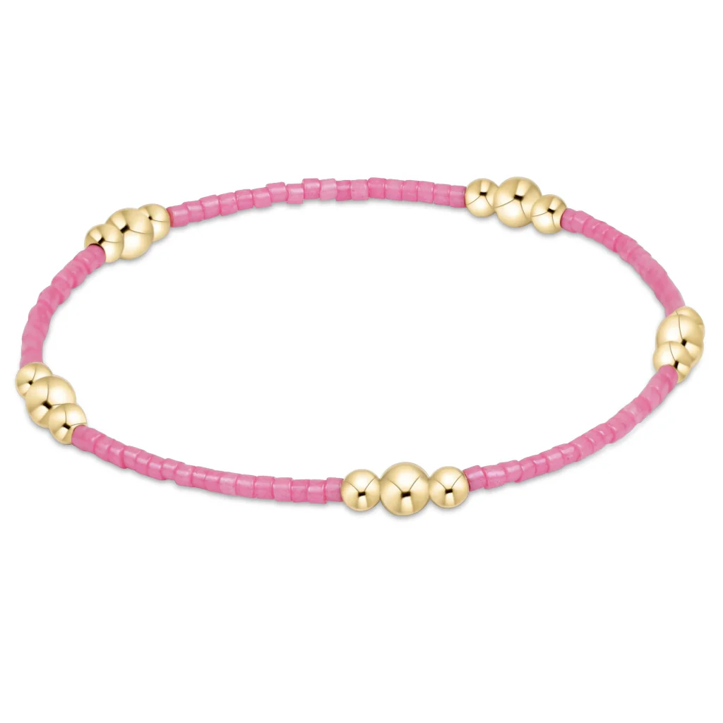 Enewton Design  : Hope Purpose Gold Bracelet-Bubblegum