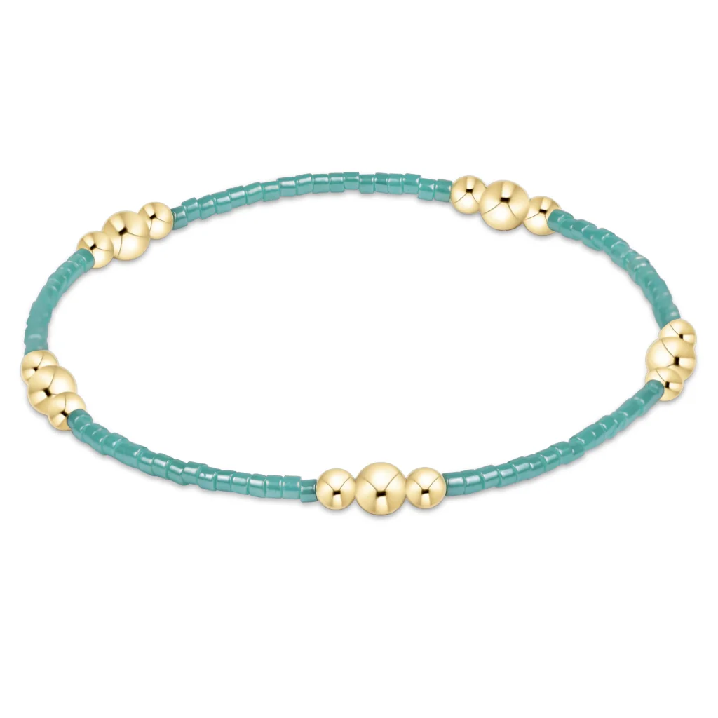 Enewton Design  : Hope Purpose Gold Bracelet 6.25"- Sea Glass
