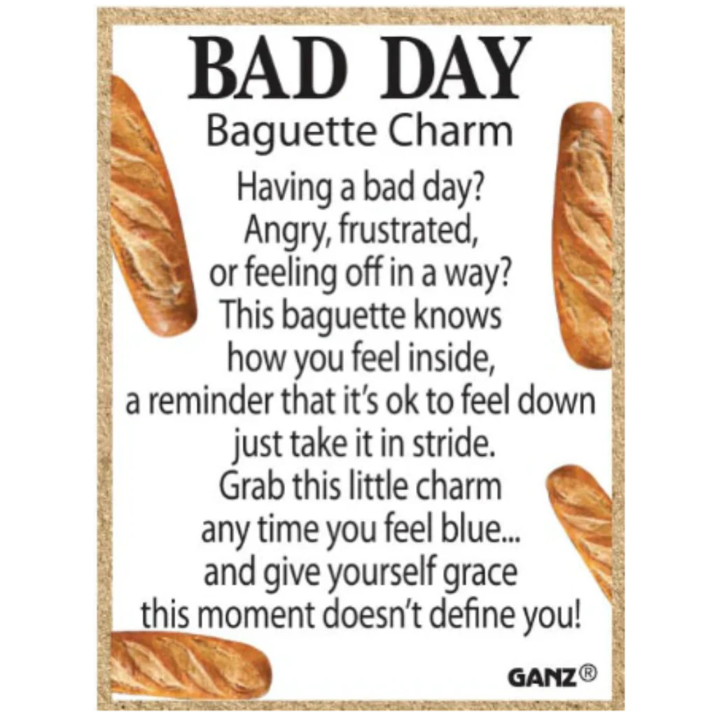 Ganz : Bad Day Baguette Charm - Image 3