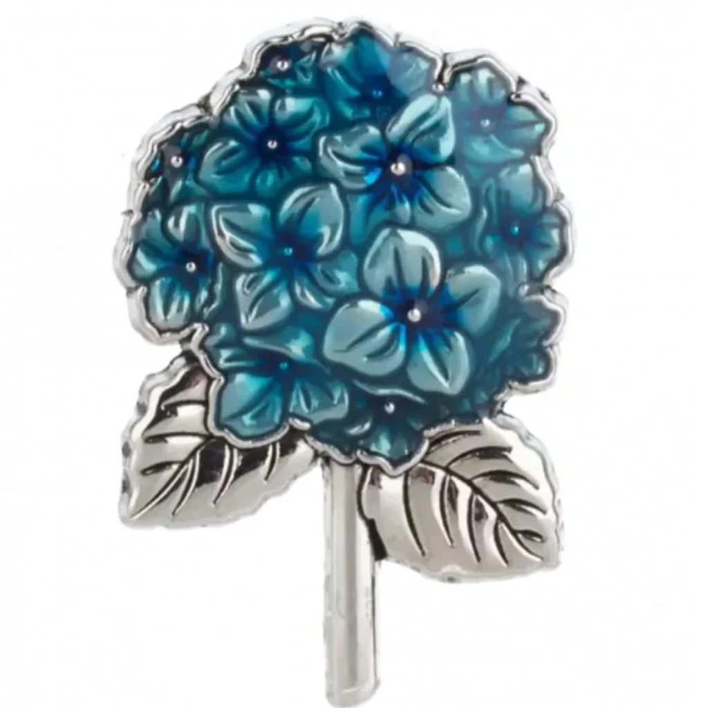 Ganz : Hydrangea Flower Pin - Image 2