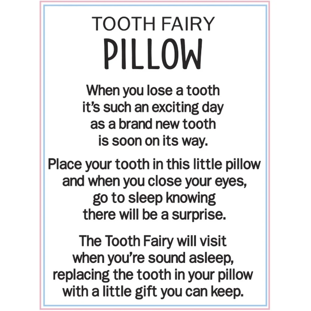 Ganz : Tooth Fairy Pillow assortment - Assorted 1 at random. Style can not be chosen - Image 2