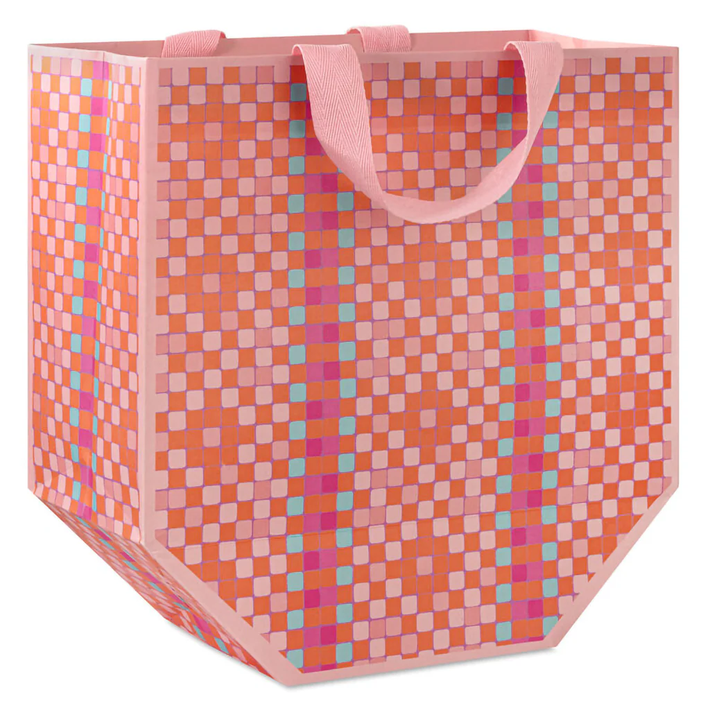 Hallmark : 10.3" Diamond Weave Pattern Large Gift Bag - Image 4