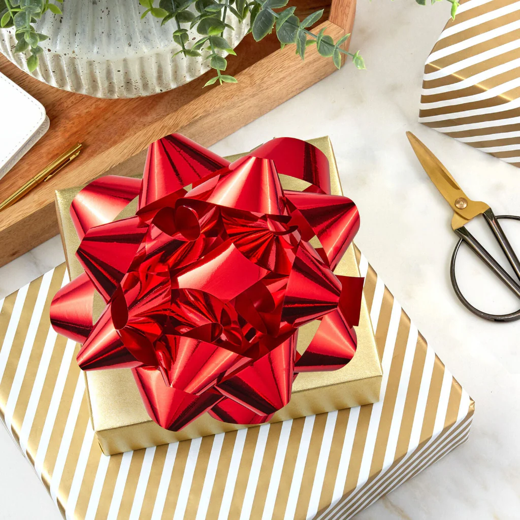 Hallmark : 10" Red Jumbo Gift Bow - Image 3