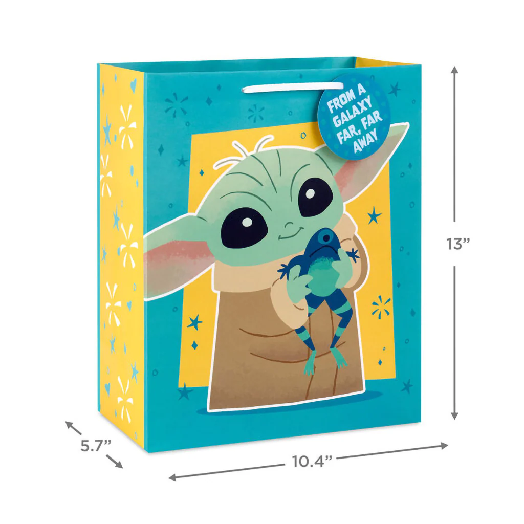 Hallmark : 13" Star Wars: The Mandalorian™ Grogu™ Large Gift Bag - Image 3