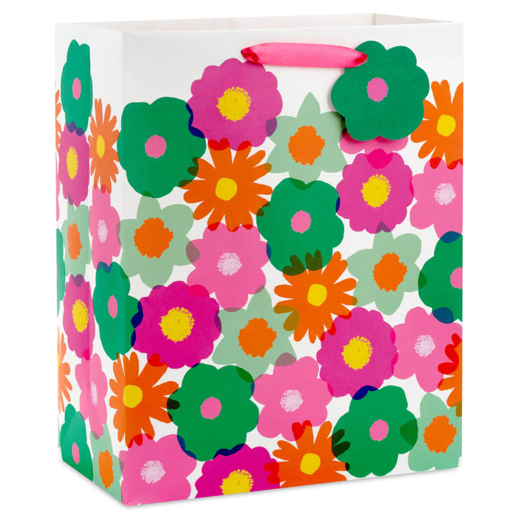 Hallmark : 13" Whimsical Blooms Large Gift Bag - Image 2