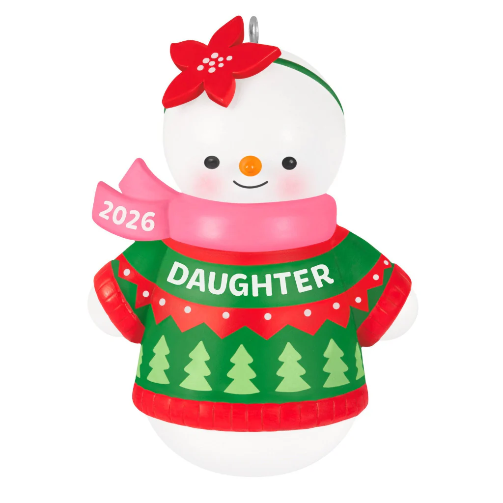 Hallmark : 2026 Keepsake Daughter Snowman 2026 Ornament (91) - Image 2