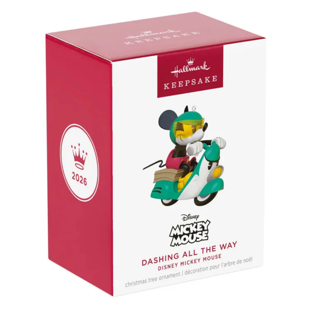 Hallmark : 2026 Keepsake Disney Mickey Mouse Dashing All the Way Ornament (90) - Image 5