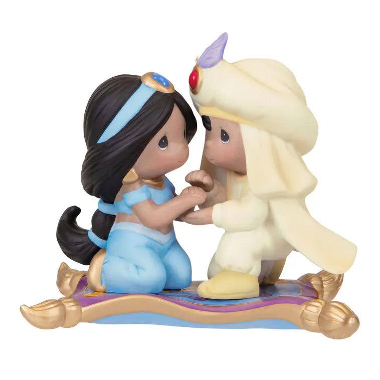 Hallmark : 2026 Keepsake Disney Precious Moments Aladdin and Jasmine Porcelain Ornament (409) - Image 2