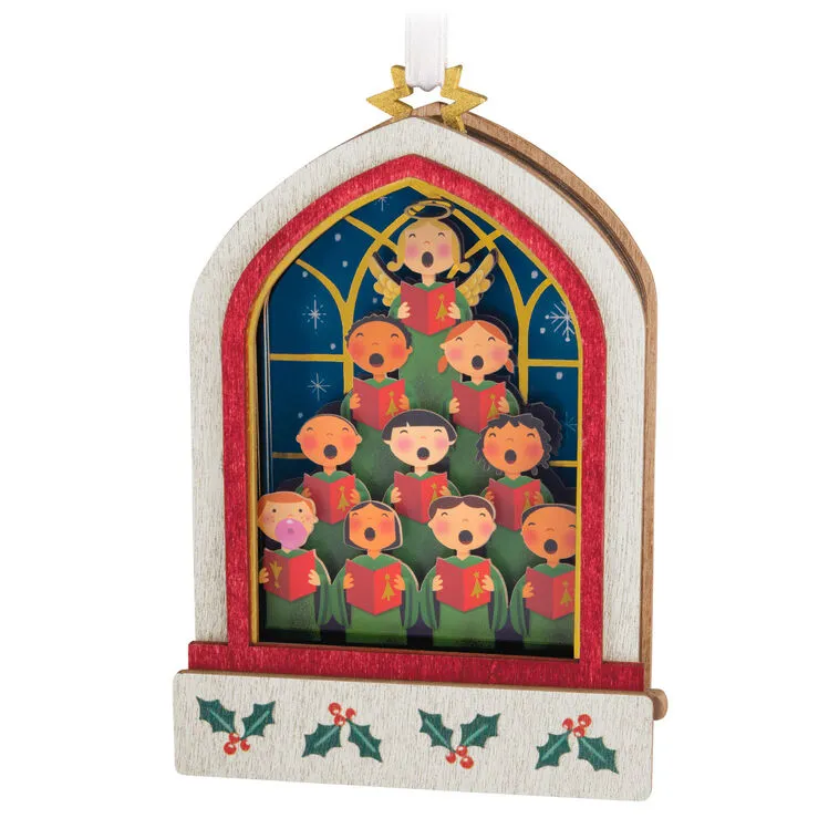 Hallmark : 2026 Keepsake Lifting Their Voices Musical Papercraft Ornament (180) - Image 2