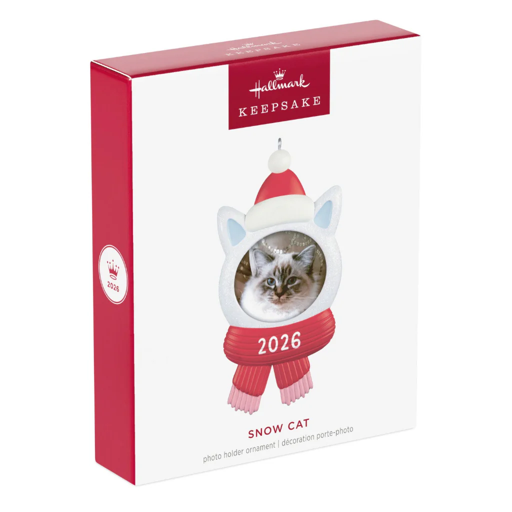 Hallmark : 2026 Keepsake Snow Cat 2026 Photo Frame Ornament (272) - Image 5