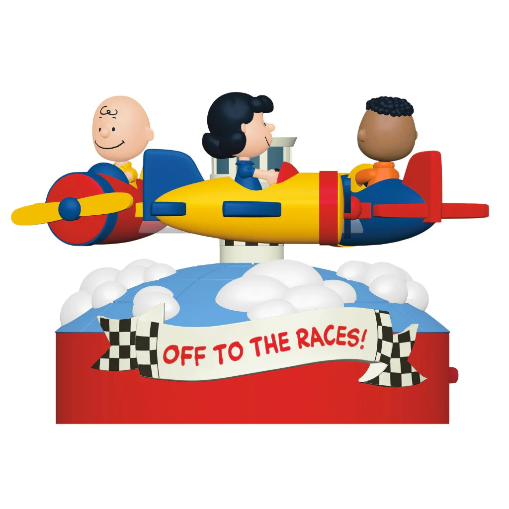 Hallmark : 2026 Keepsake The Peanuts® Gang Off to the Races! Musical Ornament With Motion (223) - Image 2