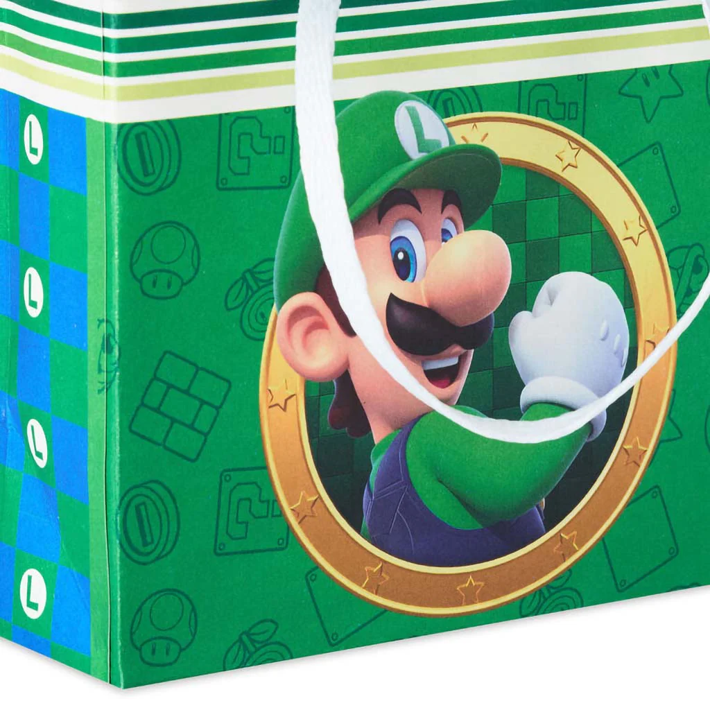 Hallmark : 4" Nintendo Super Mario™ Friends Mini Horizontal Gift Bag Bundle, Set of 18 - Image 5