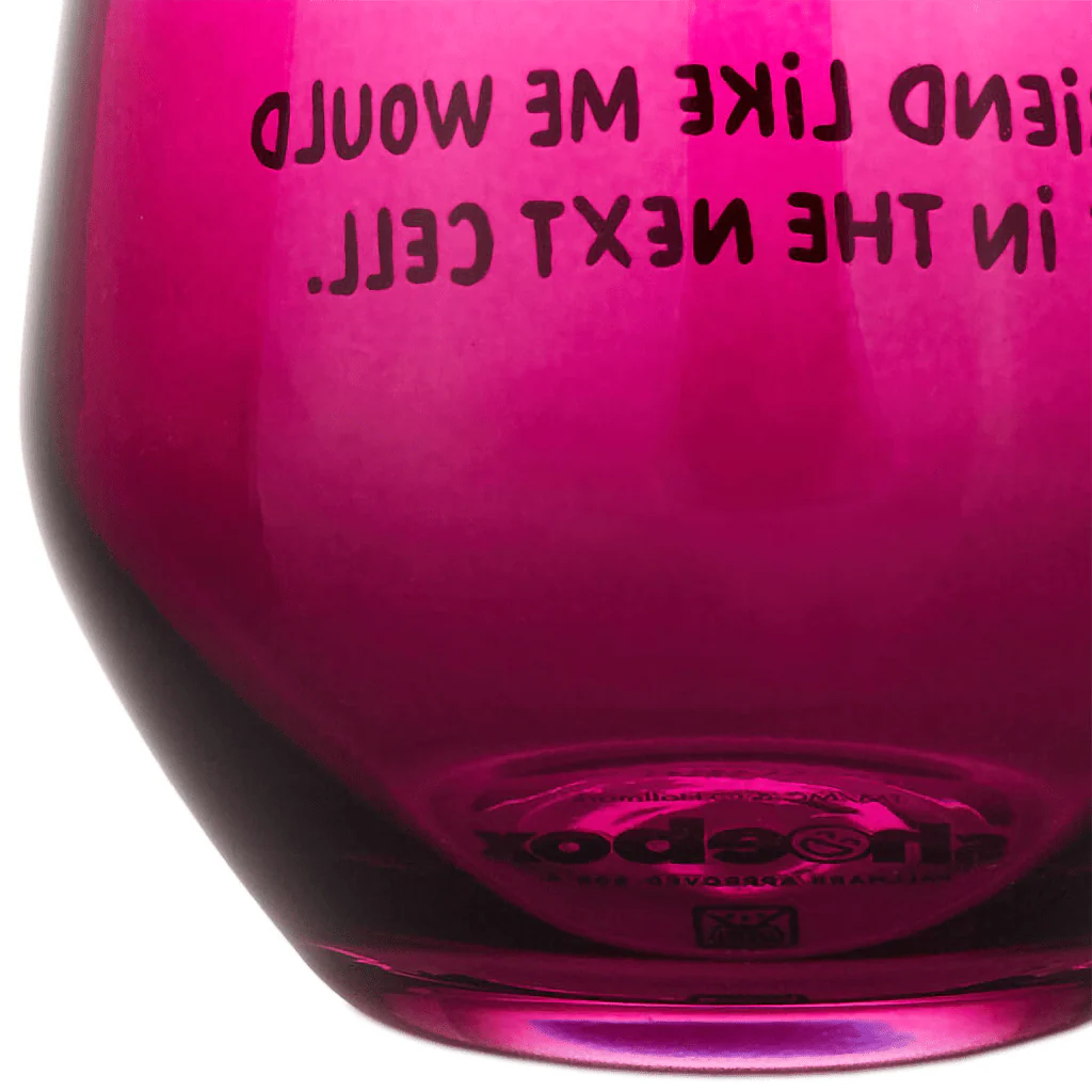 Hallmark : A Friend Like Me Funny Stemless Wine Glass, 15.5 oz. - Image 5