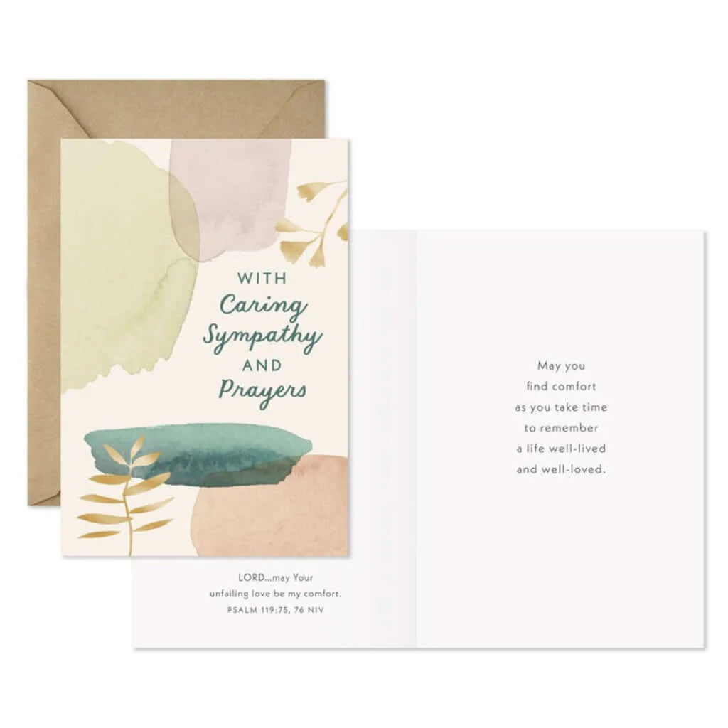 Hallmark : Abstract Nature Religious Sympathy Cards, Pack of 10 - Image 2