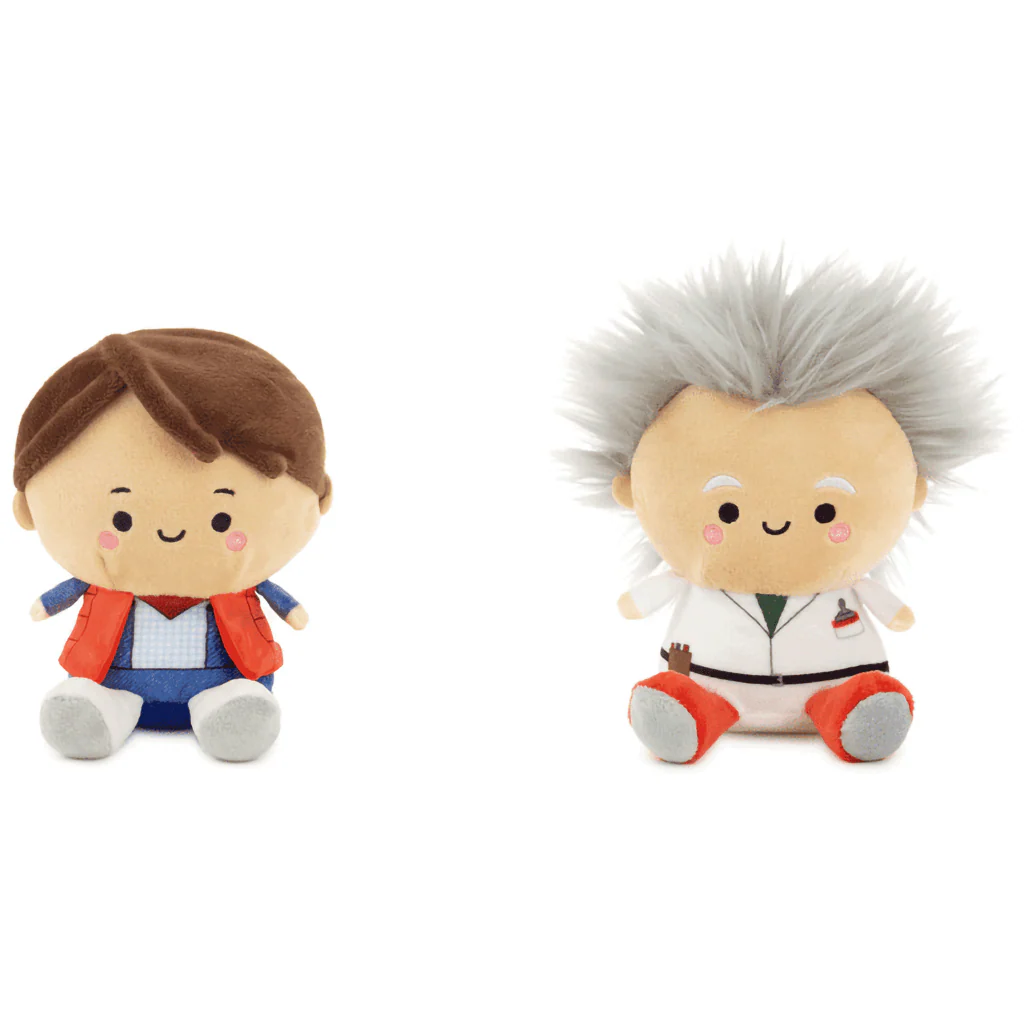 Hallmark : Better Together Back to the Future Doc and Marty McFly Magnetic Plush Pair, 5.5" H - Image 2