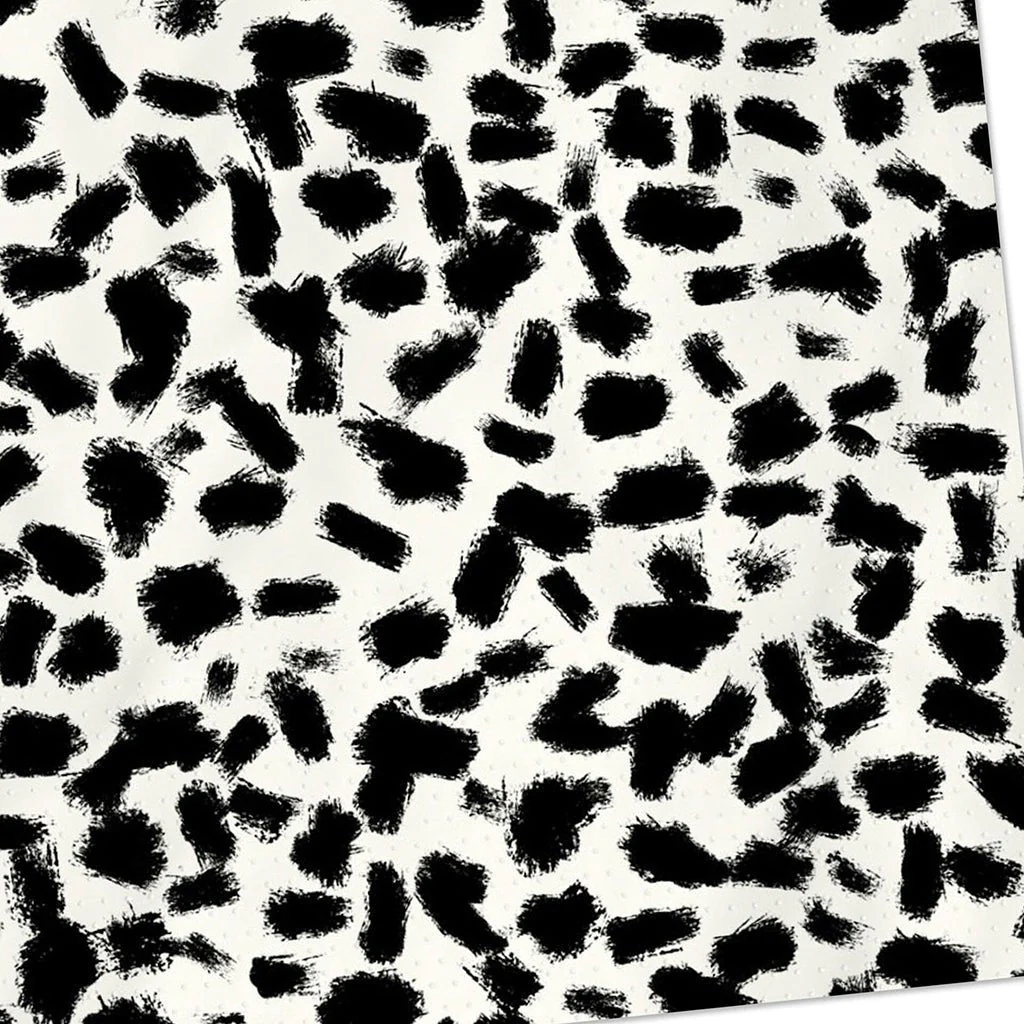 Hallmark : Black and White Animal Print Cocktail Napkins, Set of 16 - Image 4