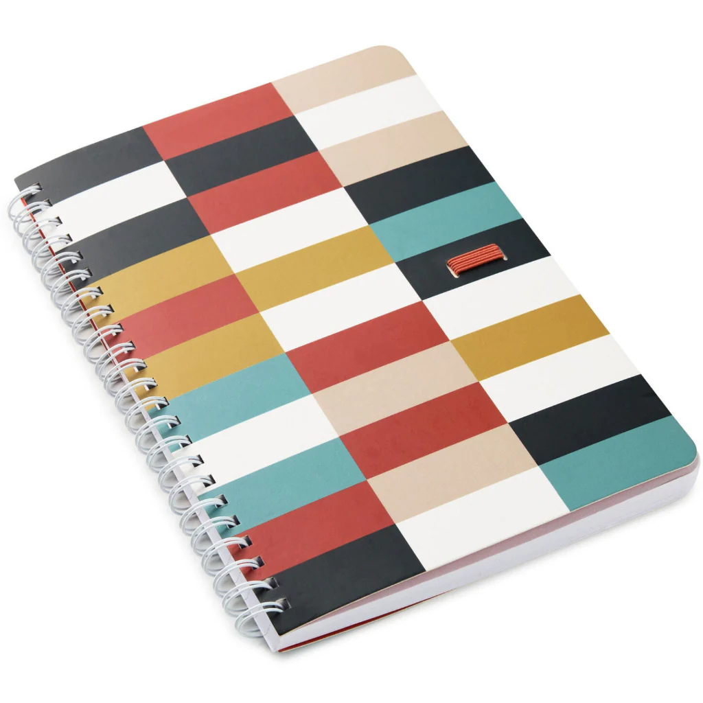 Hallmark : Bold Bricks Spiral Journal Notebook
