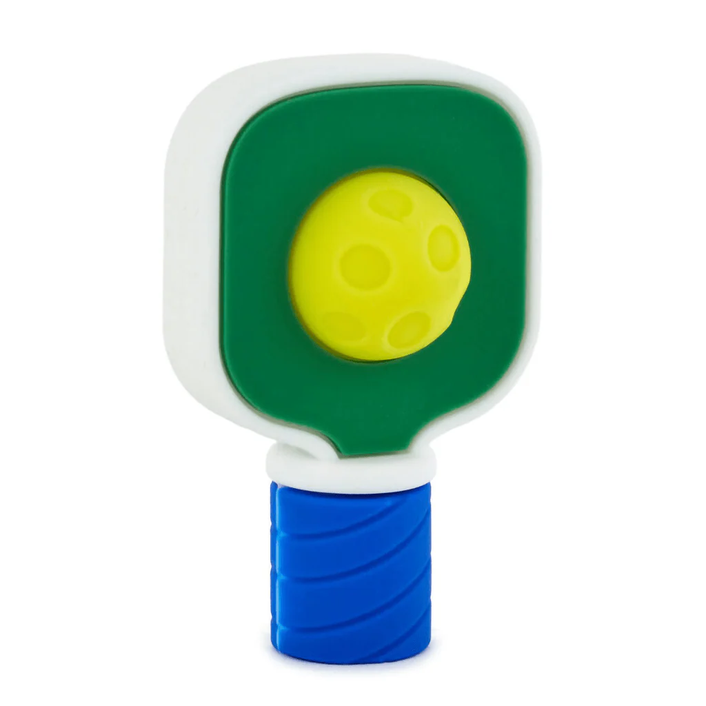 Hallmark : Charmers Pickleball Paddle and Ball Silicone Charm, 2" H