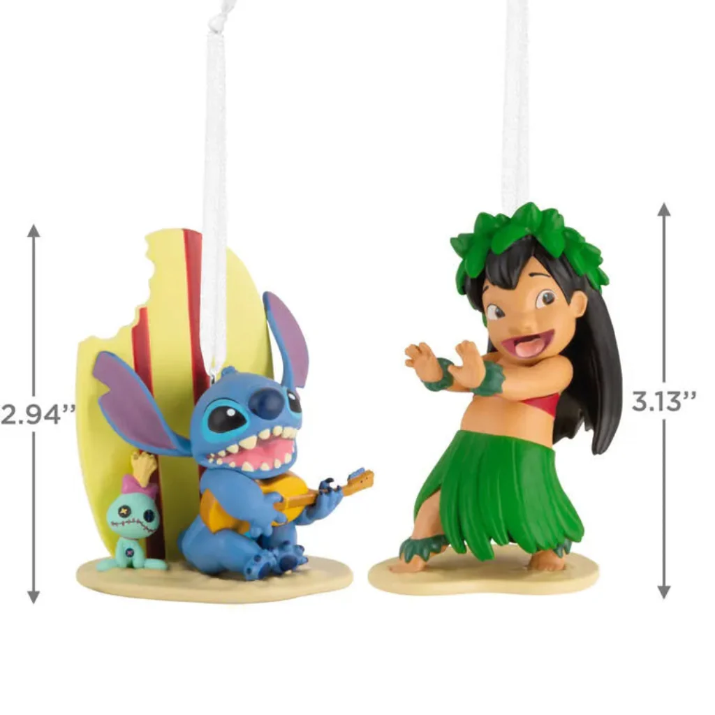 Hallmark : Disney Lilo & Stitch Hallmark Ornaments, Set of 2 - Image 3