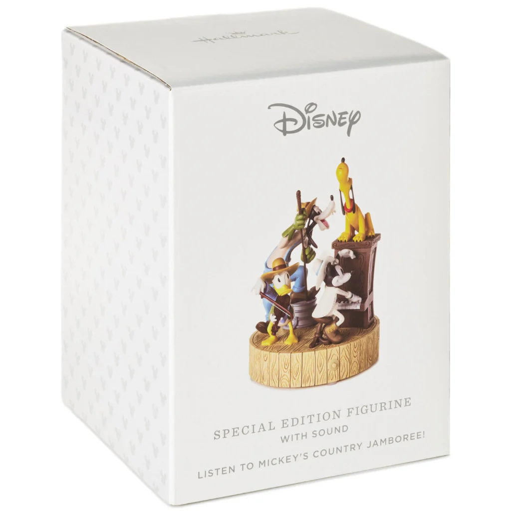 Hallmark : Disney Mickey Mouse and Friends Country Jamboree Musical Figurine, 7.5" - Image 5