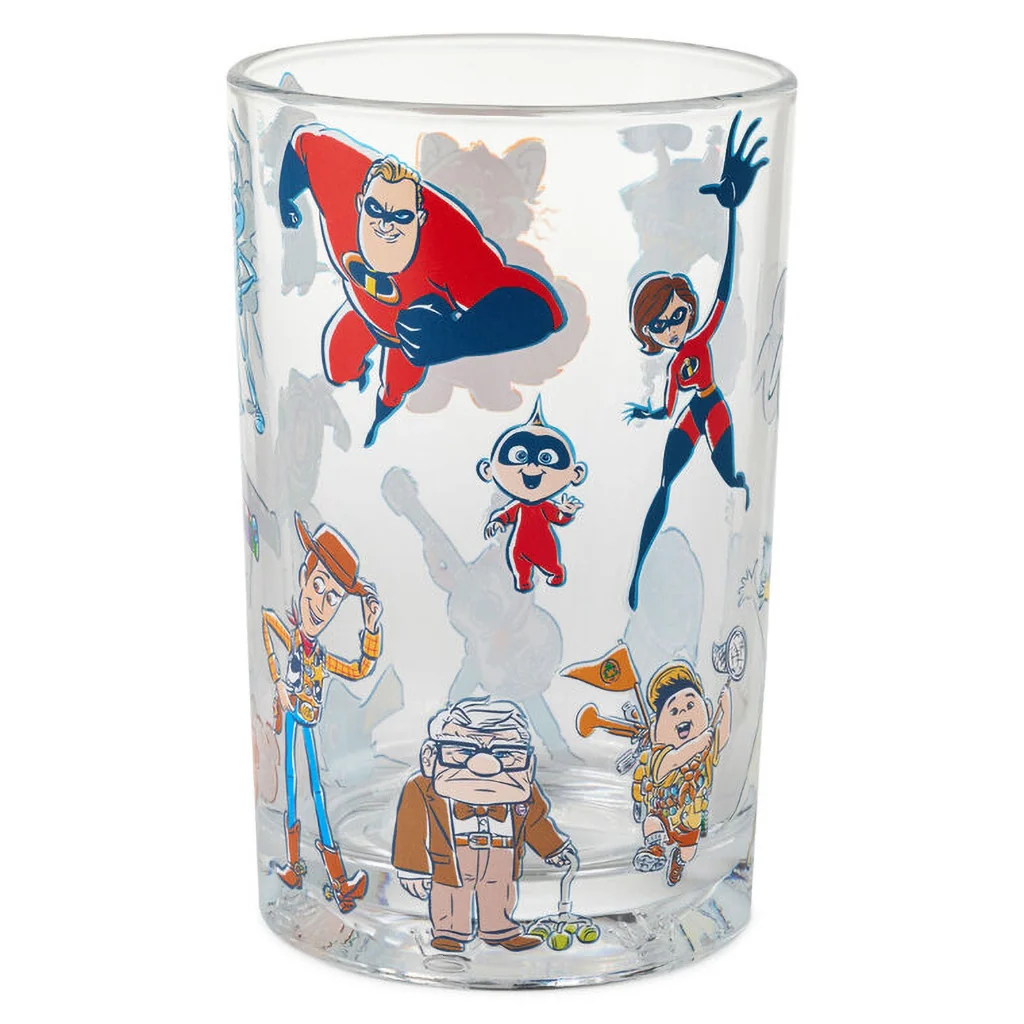 Hallmark : Disney/Pixar Characters Collectible Drinking Glass, 13.5 oz.