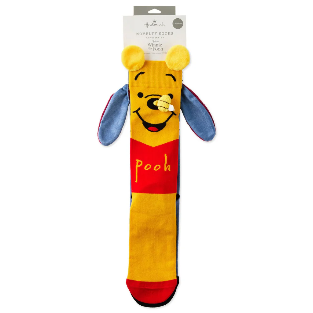 Hallmark : Disney Winnie the Pooh and Eeyore Novelty Crew Socks, 1 pair - Image 5