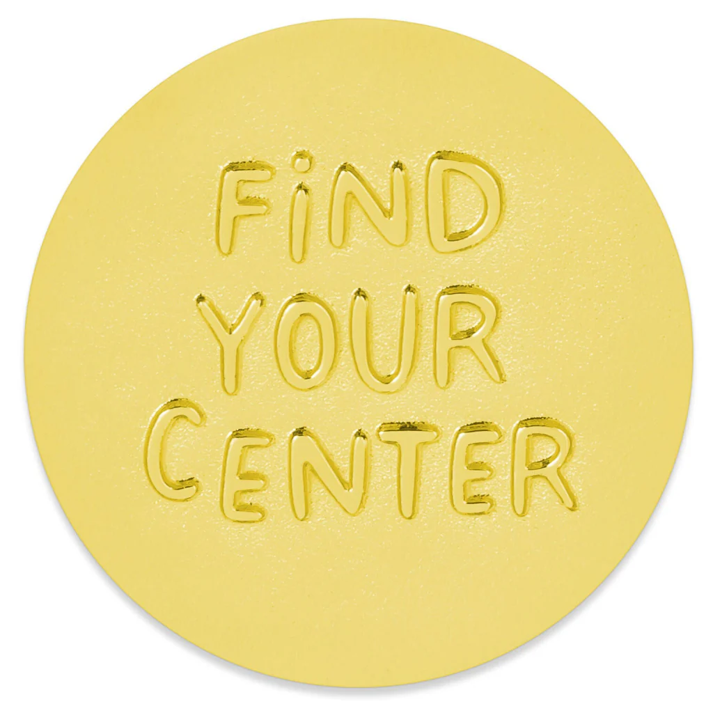 Hallmark : Find Your Center Donut Metal Pocket Token - Image 4