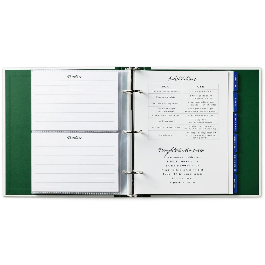 Hallmark : Food for the Table Recipe Binder - Image 4