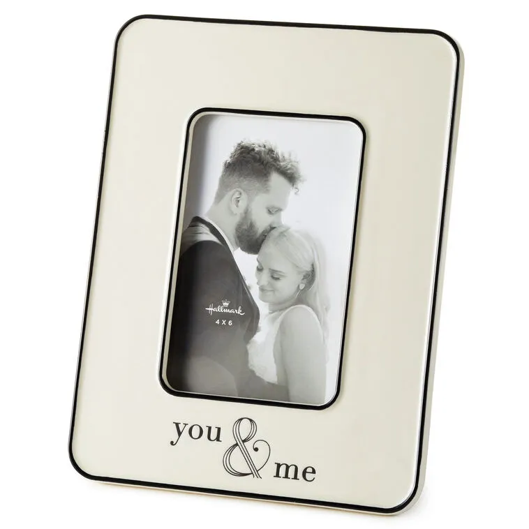 Hallmark : You & Me Cream Picture Frame, 4x6