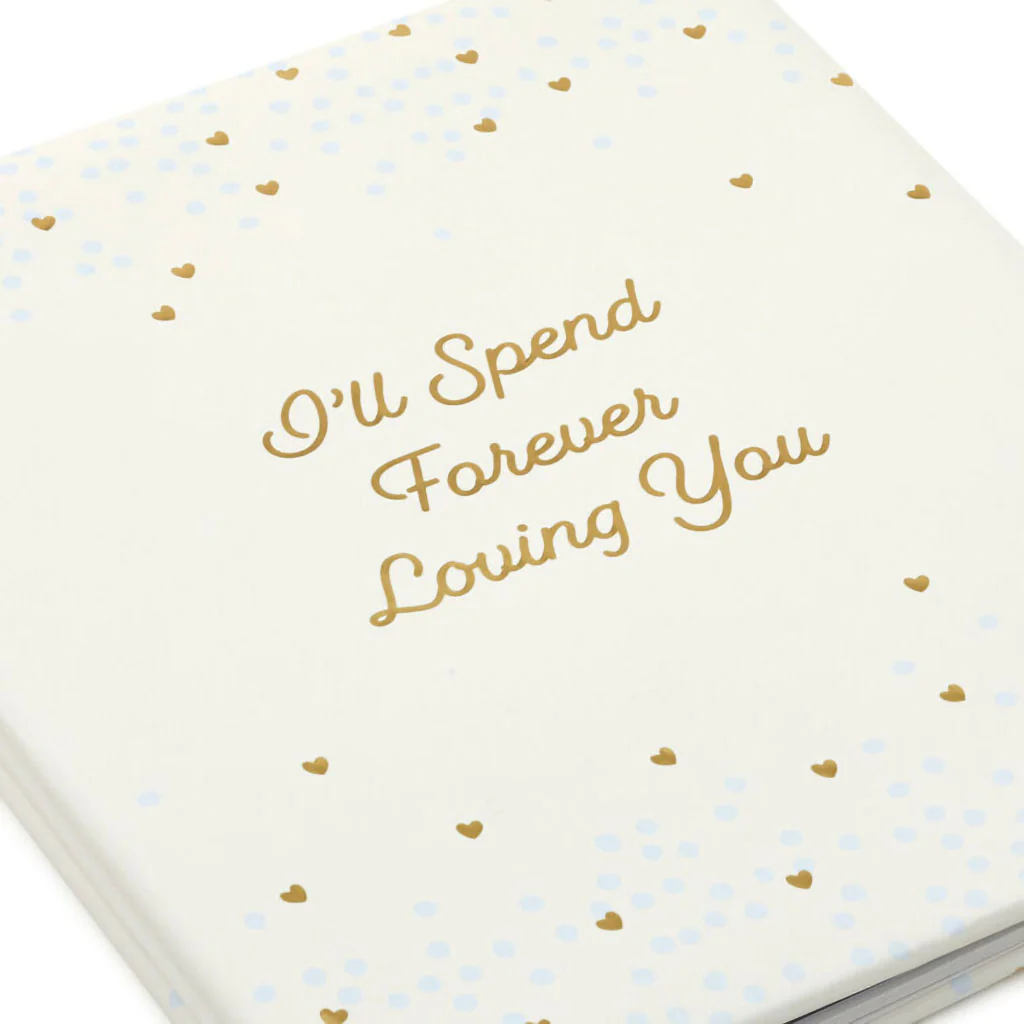 Hallmark : Forever Loving You Hearts on Cream Refillable Photo Album