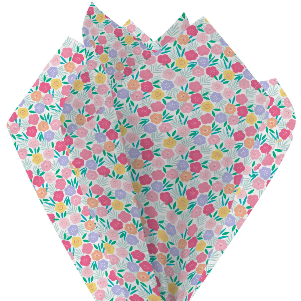 Hallmark : Fun Floral Tissue Paper Wrapping Kit - Image 3